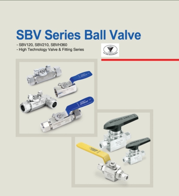 SBV ball valve brochure cover